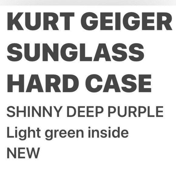 💜🕶️Kurt Geiger Sunglass case💜 - Picture 8 of 8